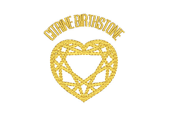 Citrine Birthstone Faceted Heart: A Design Review