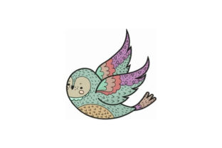 Decorated Bird: A Designer's Take on This Creative Fabrica Embroidery