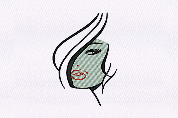 Girl Face Embroidery Design Review for Etsy Sellers