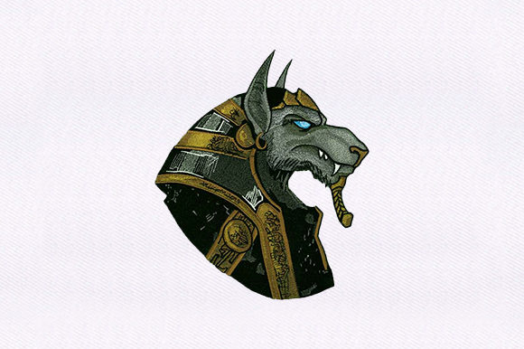 God Anubis Dog: Business Merch Design Review