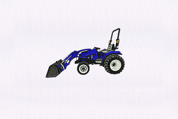 Ride on Bulldozer: A Craft Fair Embroidery Review